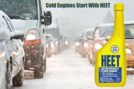Cold Engines Start with HEET