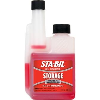 Make sure to add STA-BIL Fuel Stabilizer to your fuel when you are storing your car for a long period of time. 