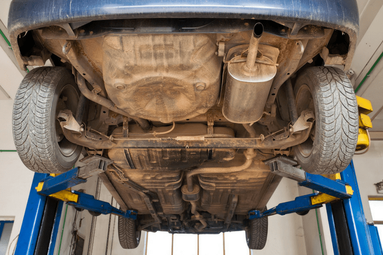 Keep your car’s undercarriage cleaner by giving it a good wash at the end of winter.