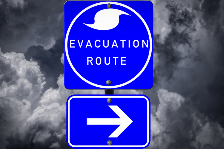 Know your route for a potential evacuation.