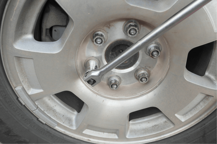 With the job done, don’t forget to torque the lug nuts with the wheels on the ground. This is very important because you don’t want the wheel coming loose while driving.