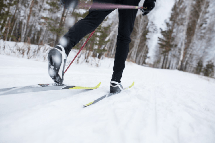 Cross country skiing is all about propelling oneself across uphill and flat terrain on skis.
