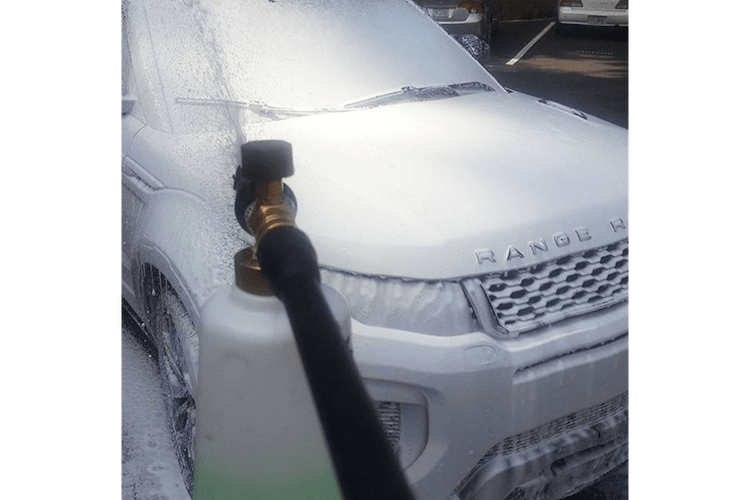 One of the best professional detailing supplies is the TriNova Foam Cannon.