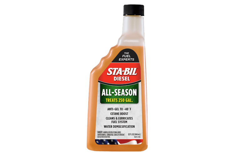 Diesel motors need fuel additives just like any other motor – STA-BIL Diesel All Season is the perfect additive for diesel.