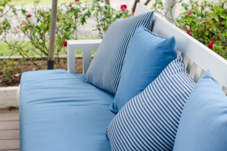 Outdoor fabric doesn’t have to be difficult to maintain or keep looking new.