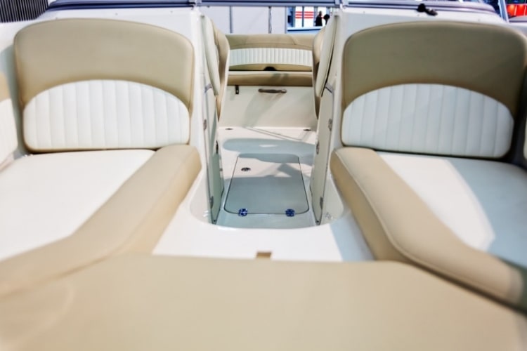 Using bleach on vinyl boat seats could actually end up damaging and drying out the vinyl material.