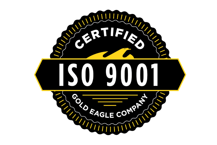 Gold Eagle Company ISO900:2015 Registered Firm Logo
